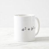 pythagoräisches Theorem Kaffeetasse (VorderseiteRechts)