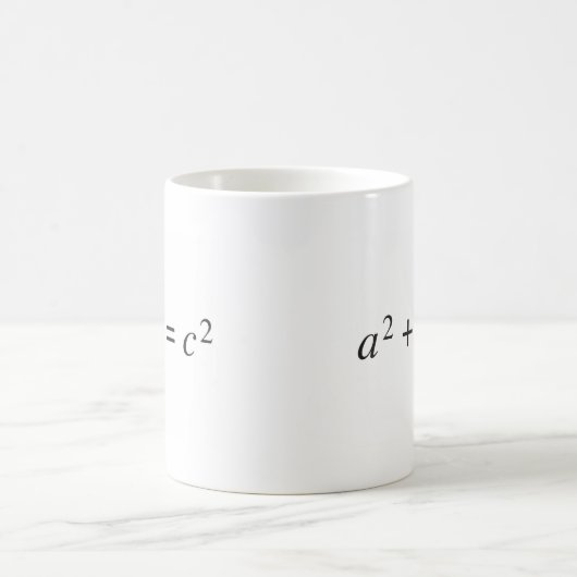 pythagoräisches Theorem Kaffeetasse (Mittel)