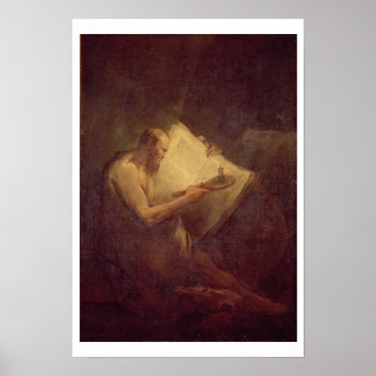 Pythagoras (6. Jahrhundert v. Chr.) (Öl auf Leinwa Poster (Vorne)