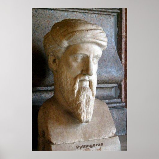 Pythagoras / Griechischer Philosoph / Poster (Vorne)