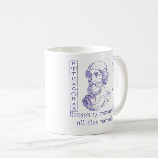 Pythagoras Kaffeetasse (VorderseiteRechts)