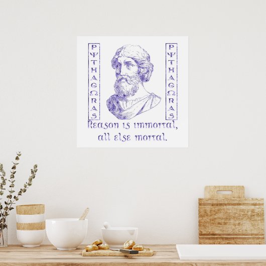 Pythagoras Poster (Küche)