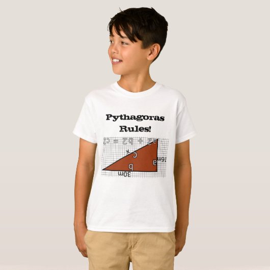 PYTHAGORAS REGELN! T-Shirt (Vorne ganz)