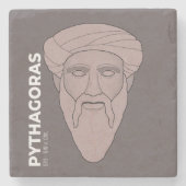 Pythagoras Steinuntersetzer (Vorderseite)