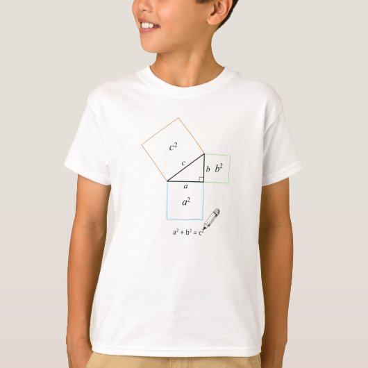 Pythagoras-Theorem T-Shirt (Vorderseite)