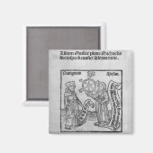 Pythagoras und Musik Magnet (Vorderseite/Rückseite)