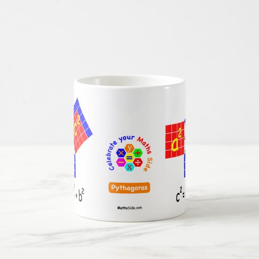 Pythagorases Theorem-Tasse Kaffeetasse (Mittel)