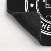 Pythagorean Theorem Black Mouse Pad Mousepad (Ecke)