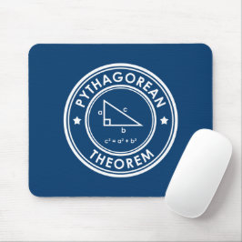Pythagorean Theorem Blue Mouse Pad Mousepad