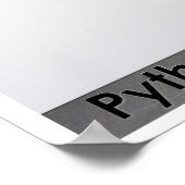 Pythagorean Theorem Math Poster (Ecke)