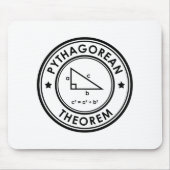 Pythagorean Theorem Mouse Pad Mousepad (Vorne)