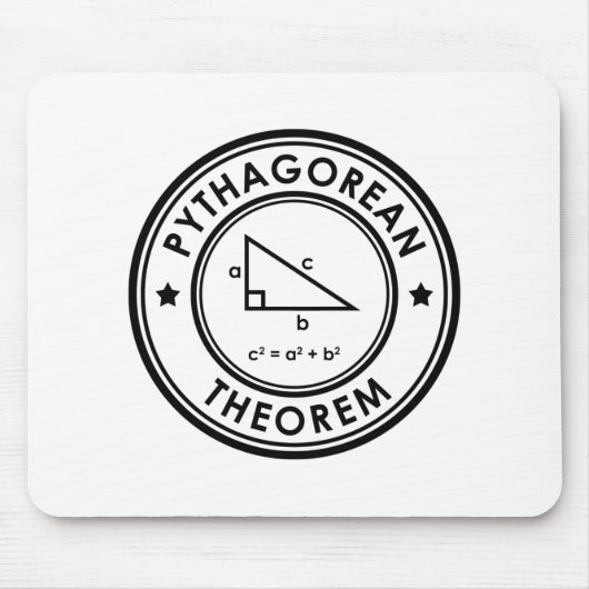 Pythagorean Theorem Mouse Pad Mousepad (Vorne)