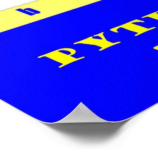 Pythagorean Theorem Poster (Ecke)