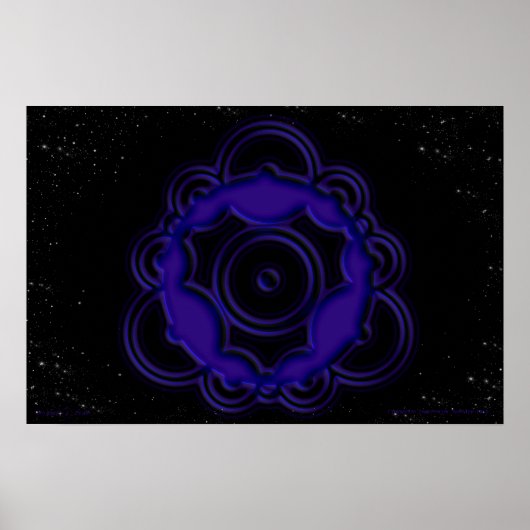 Pythagorean Trigonometric Space Time Field Poster (Vorne)