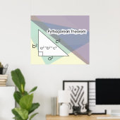 Pythagoresches Theorem *AKTUALISIERT* Poster (Heimbüro)
