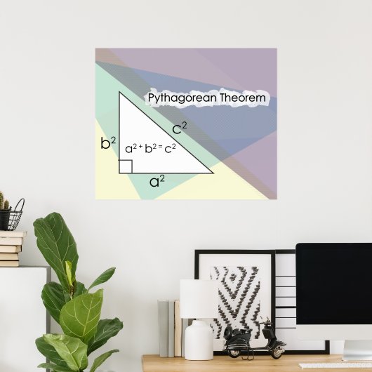 Pythagoresches Theorem *AKTUALISIERT* Poster (Heimbüro)