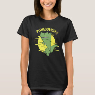 Pythagosaurus Pythagoras Theorem Statistiker Mathe T-Shirt