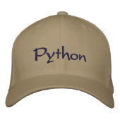 Python Bestickte Kappe (Vorderseite)