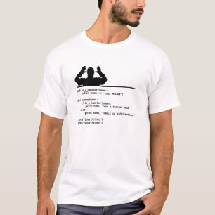 Python Code-Deine Mutter war ein Hamster T-Shirt