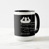 Python Code-Deine Mutter war ein Hamster Tasse (VorderseiteRechts)