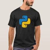 Python Code Web Developer Front-End Developer T-Shirt (Vorderseite)