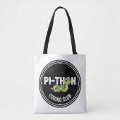 Python-Codierclub-Programmierer Tasche (Vorderseite)