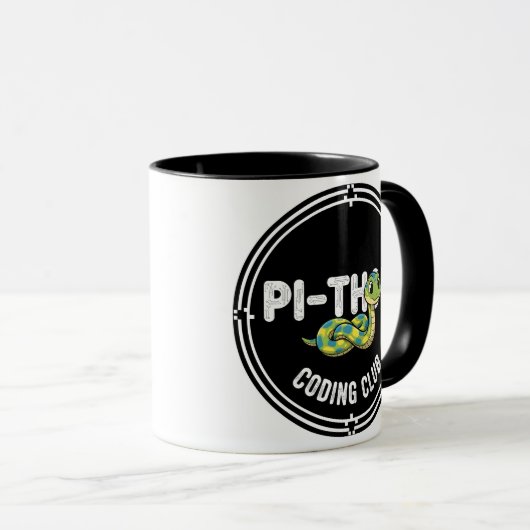 Python-Codierclub-Programmierer Tasse (VorderseiteRechts)