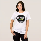 Python-Codierclub-Programmierer Tri-Blend Shirt (Vorderseite voll)