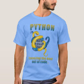 Python: Das Beste aus Code drücken T-Shirt (Vorderseite)