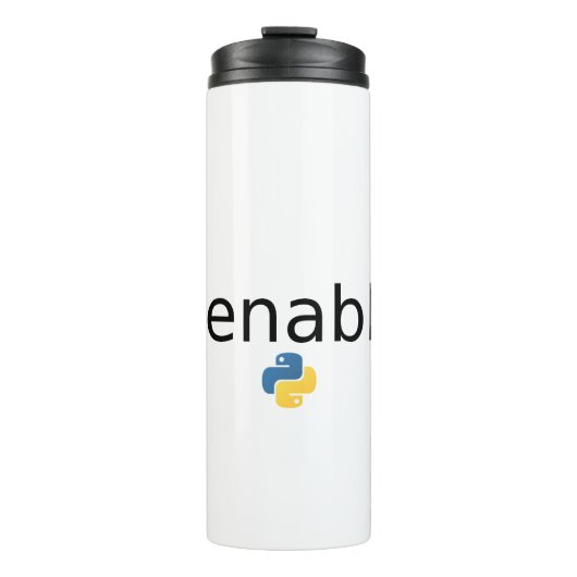 Python Garbage Collector Thermosbecher (Vorderseite)