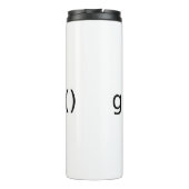 Python Garbage Collector Thermosbecher (Rückseite)