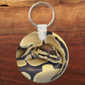 Python Gelb und Schwarzes Ball 3 Schlüsselanhänger (Vorderseite)