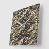 Python-Haut Quadratische Wanduhr (Winkel)