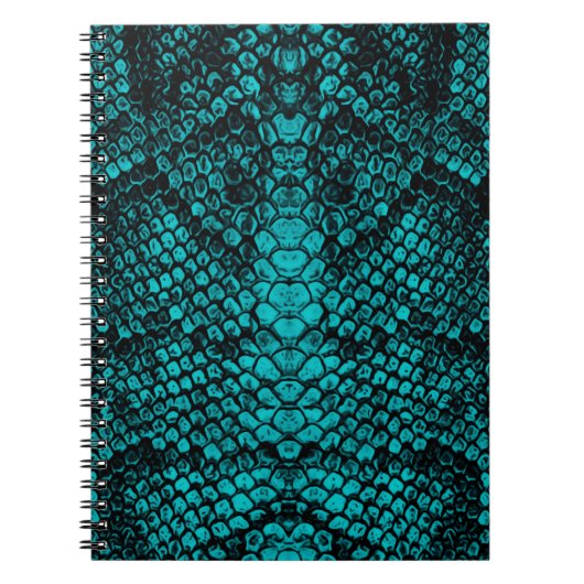 Python-Haut: Schlangenmuster-Design Notizblock (Vorderseite)