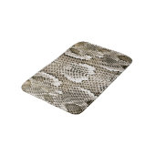 Python-Haut: Tiermuster-Design Badematte (Schrägansicht)