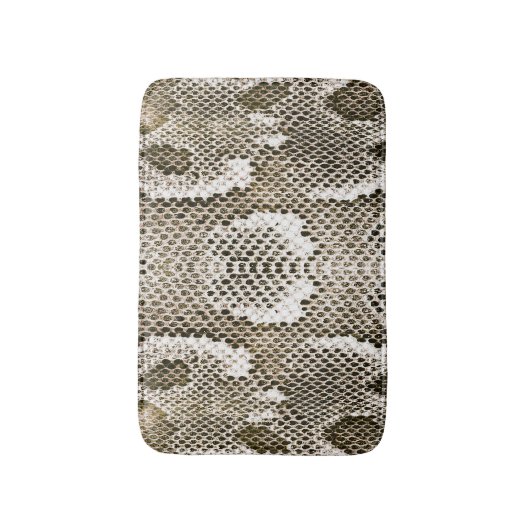 Python-Haut: Tiermuster-Design Badematte (Vorderseite Vertikal)