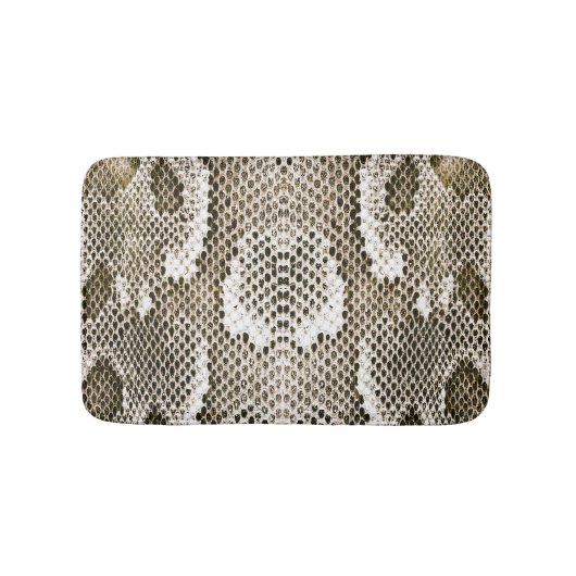 Python-Haut: Tiermuster-Design Badematte (Vorderseite)