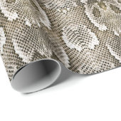 Python-Haut: Tiermuster-Design Geschenkpapier (Rolleneckpunkt)