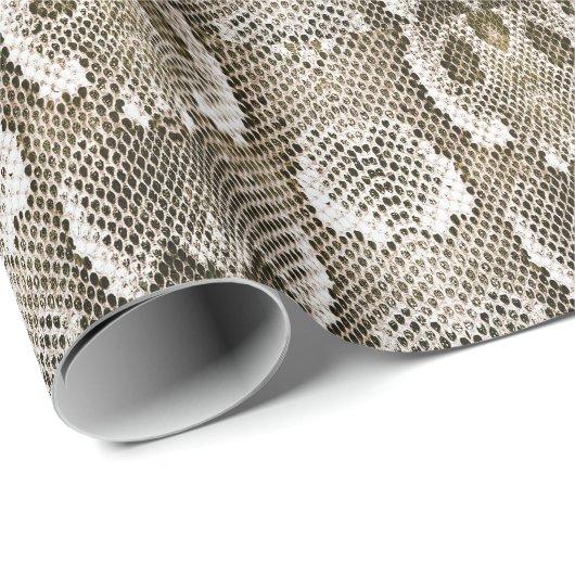 Python-Haut: Tiermuster-Design Geschenkpapier (Rolleneckpunkt)