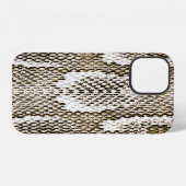 Python-Haut: Tiermuster-Design iPhone Hülle (Rückseite (Horizontal))