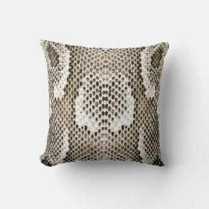 Python-Haut: Tiermuster-Design Kissen