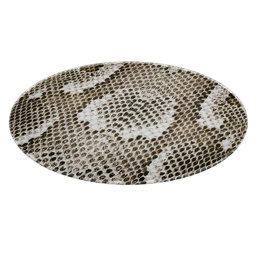 Python-Haut: Tiermuster-Design Schneidebrett (Ecke)