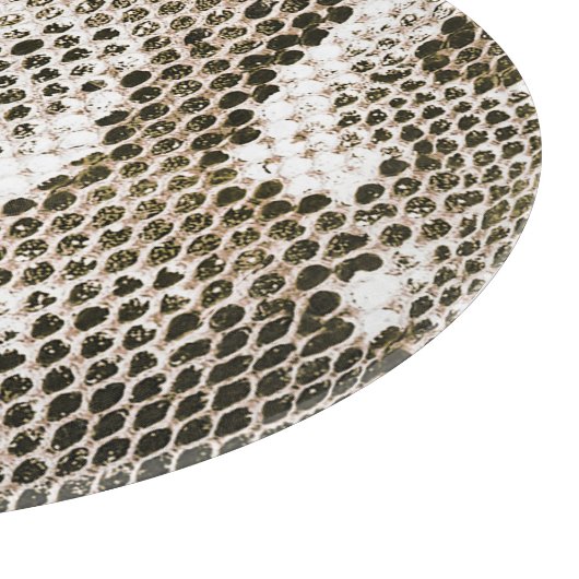Python-Haut: Tiermuster-Design Schneidebrett (Ecke)