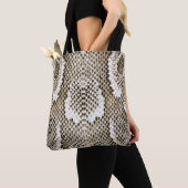Python-Haut: Tiermuster-Design Tasche (Von Nahem)