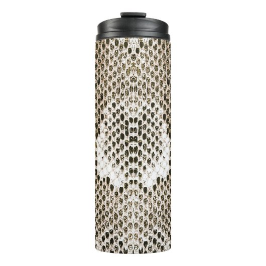 Python-Haut: Tiermuster-Design Thermosbecher (Vorderseite)
