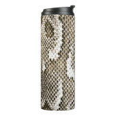 Python-Haut: Tiermuster-Design Thermosbecher (Nach links gedreht)