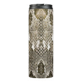 Python-Haut: Tiermuster-Design Thermosbecher (Rückseite)