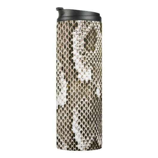 Python-Haut: Tiermuster-Design Thermosbecher (Nach rechts gedreht)