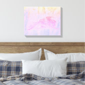 Python in Mist Canvas Print Leinwanddruck (Insitu (Schlafzimmer))
