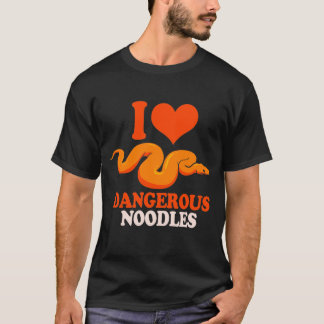 Python Liebe Dangerous Noodles Ball Python Schlang T-Shirt